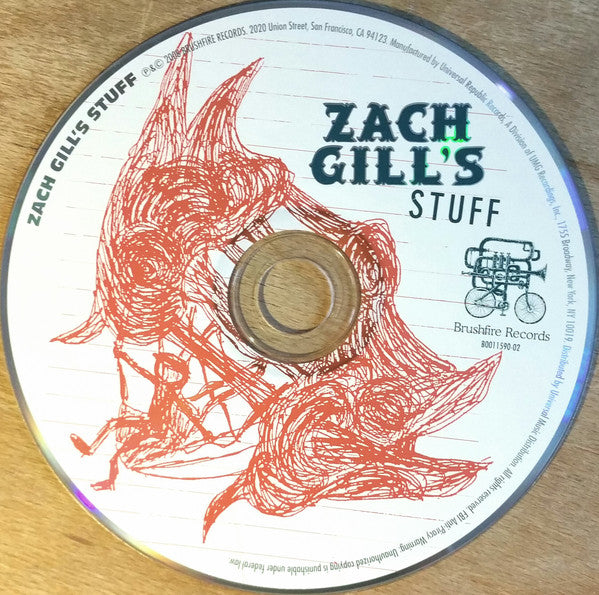 Zach Gill : Zach Gill's Stuff (CD, Album, Promo)