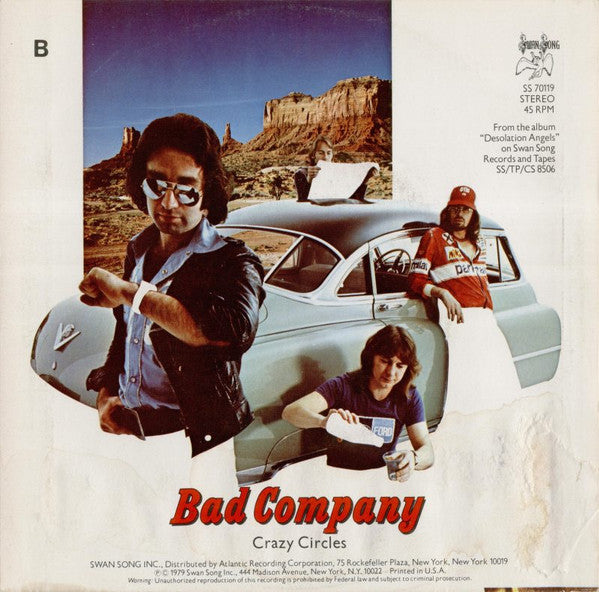 Bad Company (3) : Rock 'N' Roll Fantasy (7", Single, Spe)