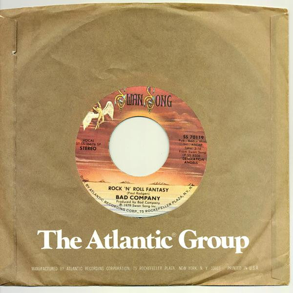 Bad Company (3) : Rock 'N' Roll Fantasy (7", Single, Spe)