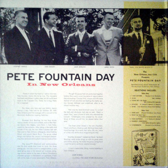 Pete Fountain : Pete Fountain Day (LP, Album, Gat)