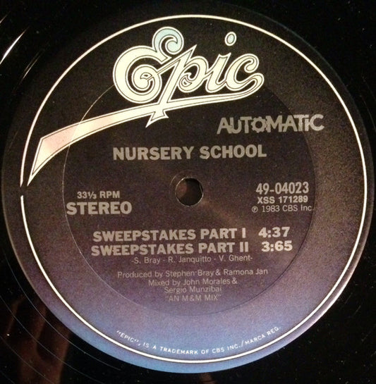 Nursery School : Sweepstakes (12")
