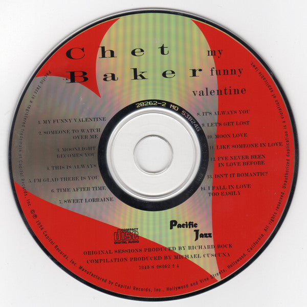 Chet Baker : My Funny Valentine (CD, Comp)