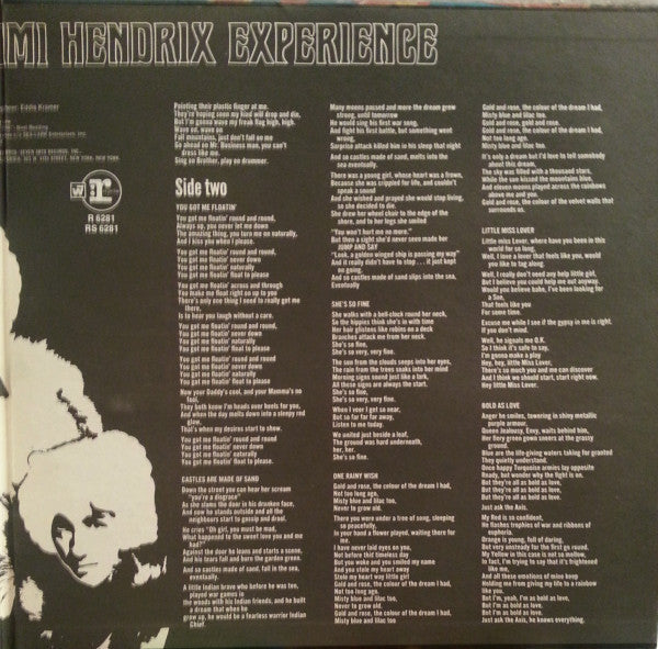 The Jimi Hendrix Experience : Axis: Bold As Love (LP, Album, RE, San)