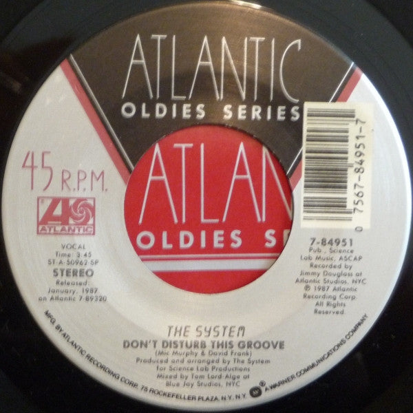 The System / Company B : Don't Disturb This Groove / Fascinated (7")