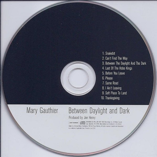 Mary Gauthier : Between Daylight And Dark (CD, Album)