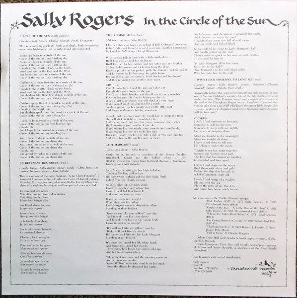 Sally Rogers : In The Circle Of The Sun (LP, Album)