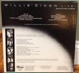 Willie Dixon With Chicago Blues All Stars : Live Backstage Access (LP)