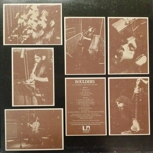 Roy Wood : Boulders (LP, Album, Res)