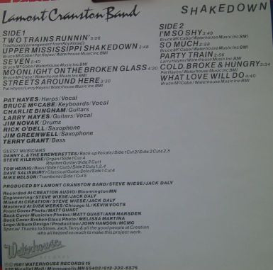 Lamont Cranston Band : Shakedown (LP, Album)
