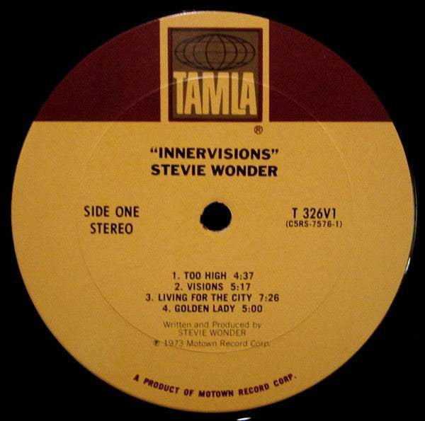 Stevie Wonder : Innervisions (LP, Album, Club, Gat)