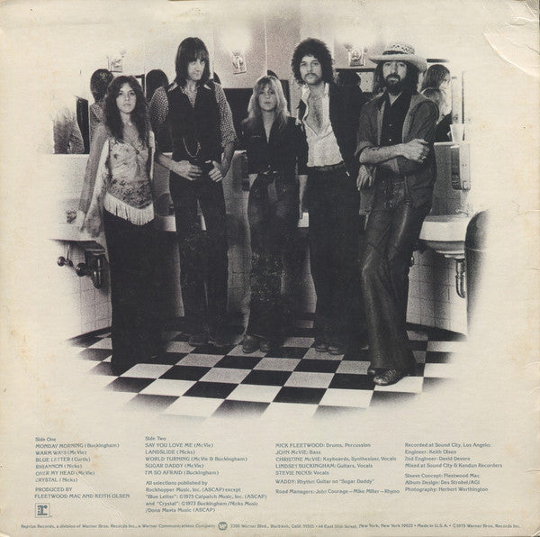 Fleetwood Mac : Fleetwood Mac (LP, Album, RE, Win)