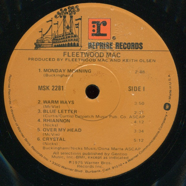 Fleetwood Mac : Fleetwood Mac (LP, Album, RE, Win)