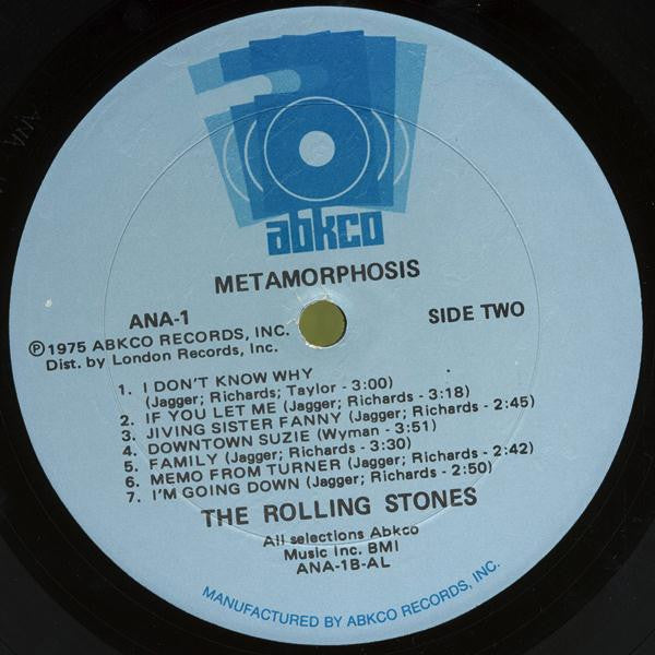 The Rolling Stones : Metamorphosis (LP, Comp, Pet)