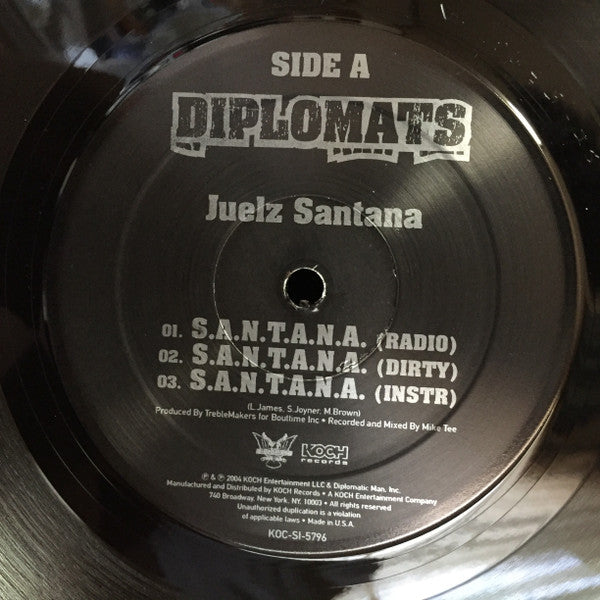 Juelz Santana / The Diplomats : S.A.N.T.A.N.A. / Push It (12")