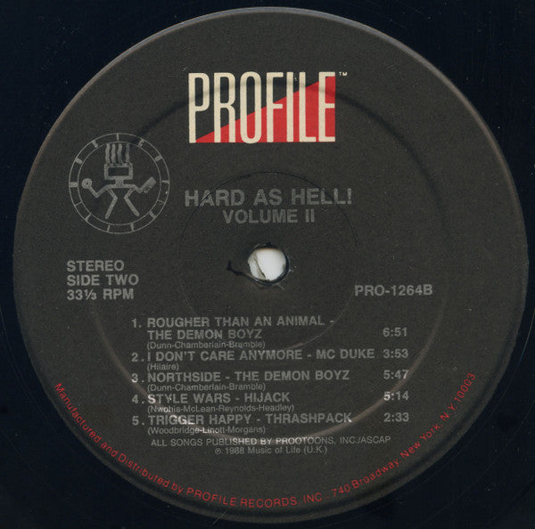Various : Hard As Hell Volume 2 (LP, Comp)