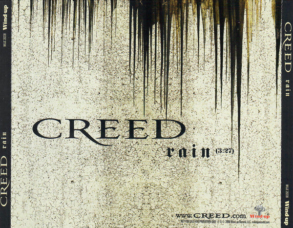 Creed (3) : Rain (CD, Single, Promo)