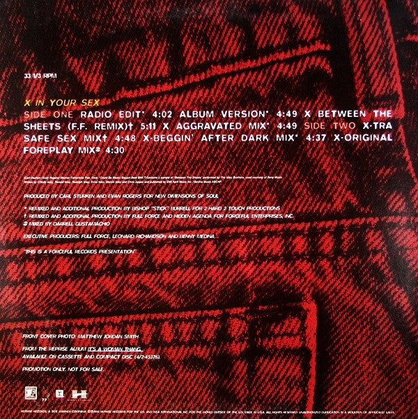 Ex-Girlfriend : X In Your Sex (12", Promo)