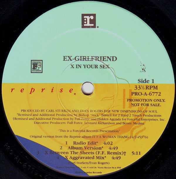 Ex-Girlfriend : X In Your Sex (12", Promo)