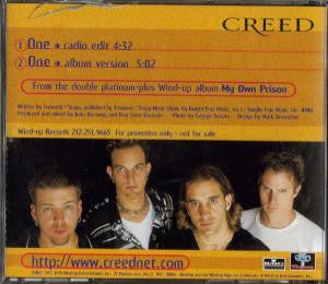 Creed (3) : One (CD, Single, Promo)