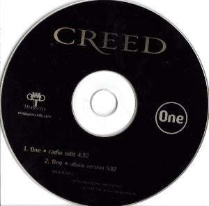 Creed (3) : One (CD, Single, Promo)