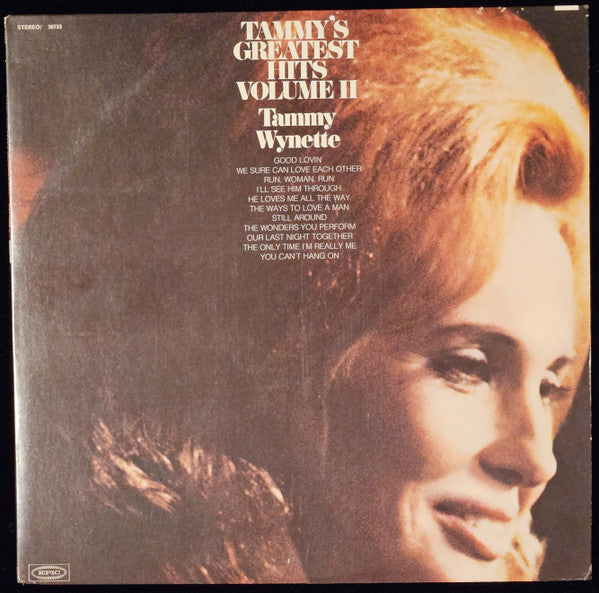 Tammy Wynette : Tammy's Greatest Hits, Volume II (LP, Comp, RE)