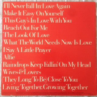Burt Bacharach : Burt Bacharach's Greatest Hits (LP, Comp, Club, RCA)