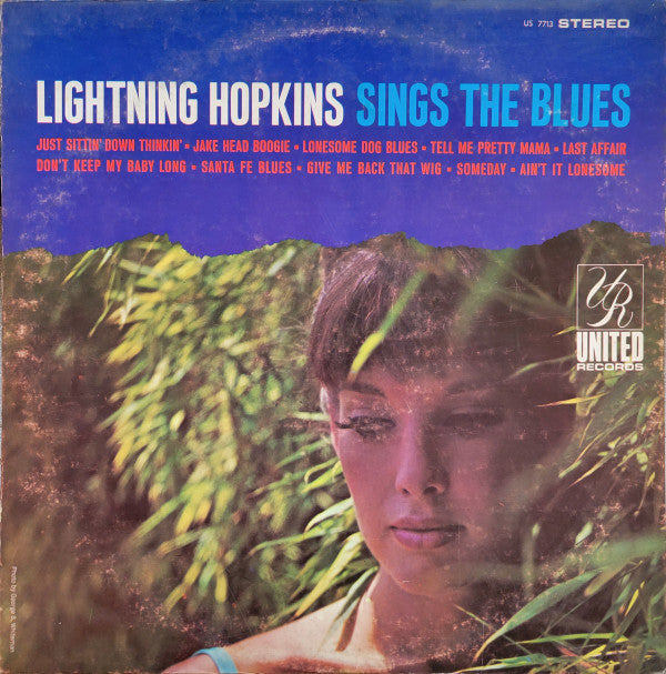 Lightnin' Hopkins : Sings The Blues (LP, Comp, RE)