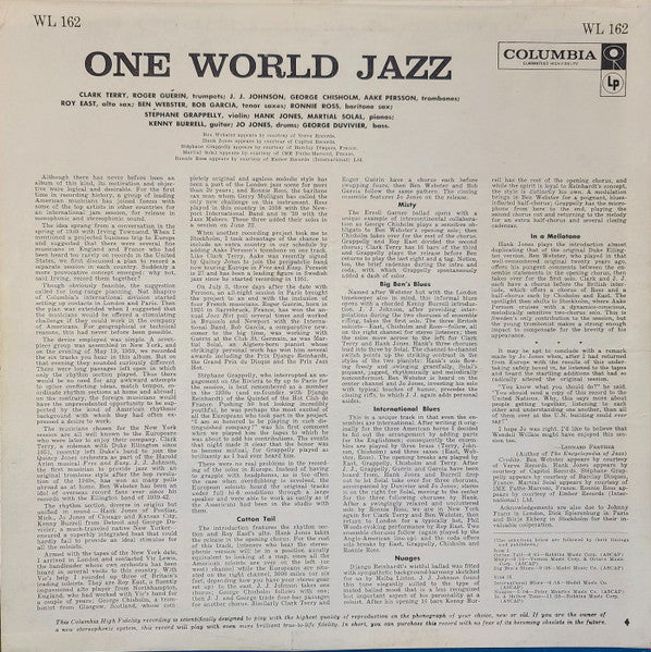 Various : One World Jazz (LP, Mono)