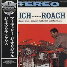 Buddy Rich And Max Roach : Rich Versus Roach (LP, Album, RE)