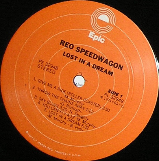 REO Speedwagon : Lost In A Dream (LP, Album, San)