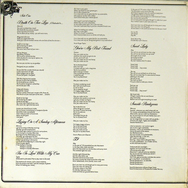 Queen : A Night At The Opera (LP, Album, SP )