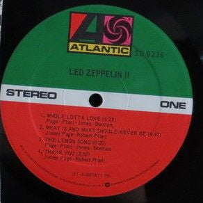 Led Zeppelin : Led Zeppelin II (LP, Album, RE, Gat)
