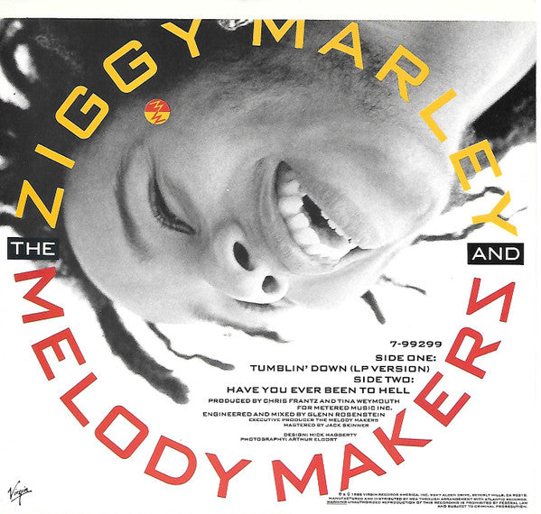 Ziggy Marley And The Melody Makers : Tumblin' Down (7", Single, AR )