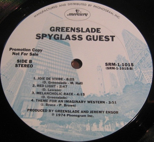 Greenslade : Spyglass Guest (LP, Album, Promo)