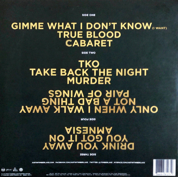 Justin Timberlake : The 20/20 Experience (2 Of 2) (2xLP, Album)