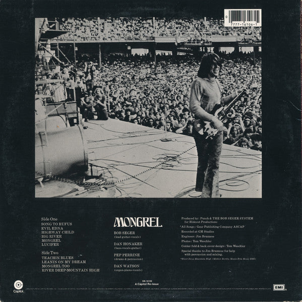 Bob Seger System : Mongrel (LP, Album, RE)