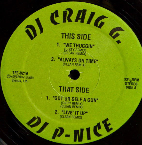 Dj Craig G., DJ P-Nice : Volume Eleven (12")