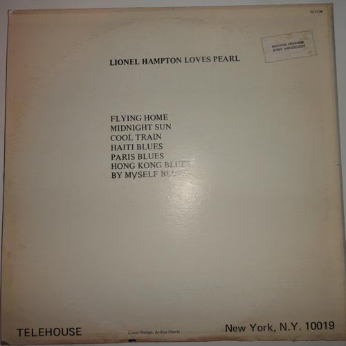 Lionel Hampton : Lionel Loves Pearl (LP, Comp)