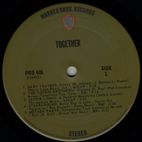 Various : Together (LP, Comp, San)