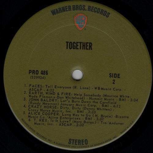 Various : Together (LP, Comp, San)