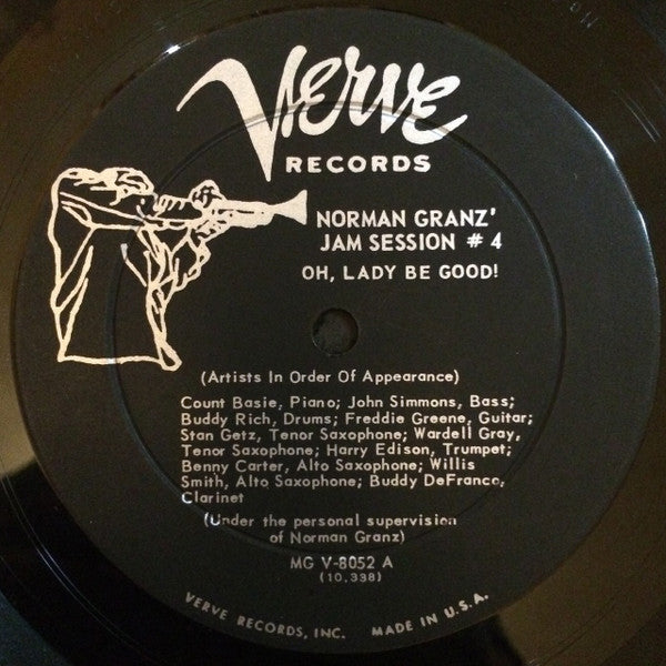 Various : Norman Granz' Jam Session #4 (LP, Album, Mono, RE)