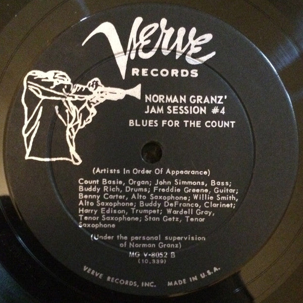Various : Norman Granz' Jam Session #4 (LP, Album, Mono, RE)