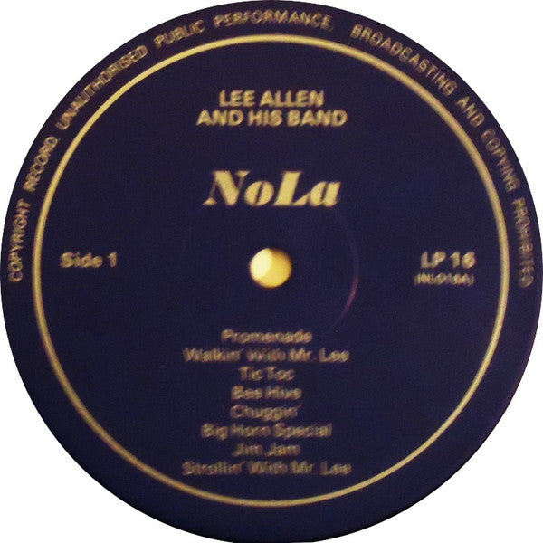 Lee Allen & His Band : Down On Bourbon Street (LP, Comp)