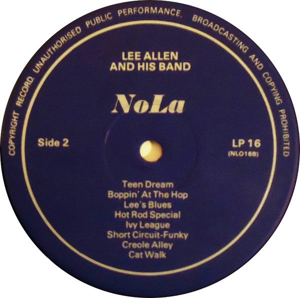 Lee Allen & His Band : Down On Bourbon Street (LP, Comp)