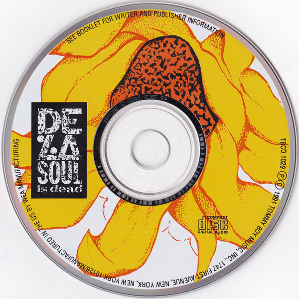 De La Soul : De La Soul Is Dead (CD, Album, Yel)