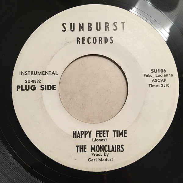 The Monclairs : Happy Feet Time / Wait For Me (7", Promo)