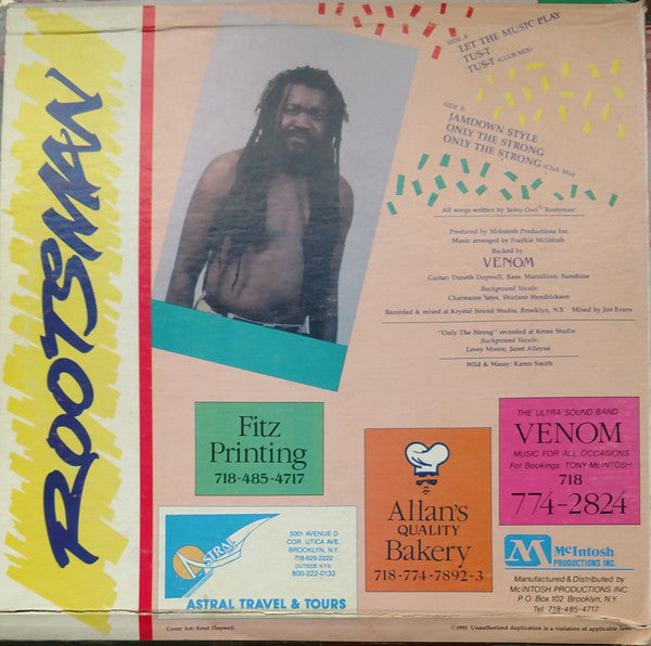 Rootsman : Let The Music Play (LP, Album)