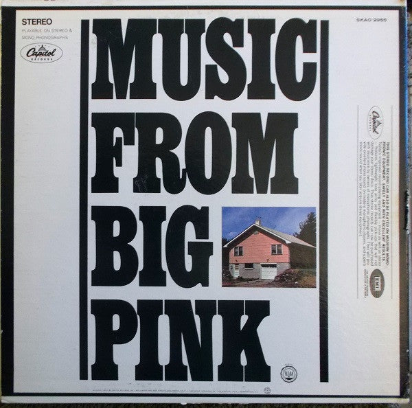 The Band : Music From Big Pink (LP, Album, RP, Gre)