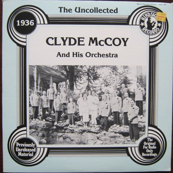 Clyde McCoy And His Orchestra : The Uncollected Clyde McCoy, 1936 (LP, Mono)