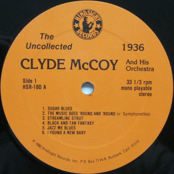 Clyde McCoy And His Orchestra : The Uncollected Clyde McCoy, 1936 (LP, Mono)